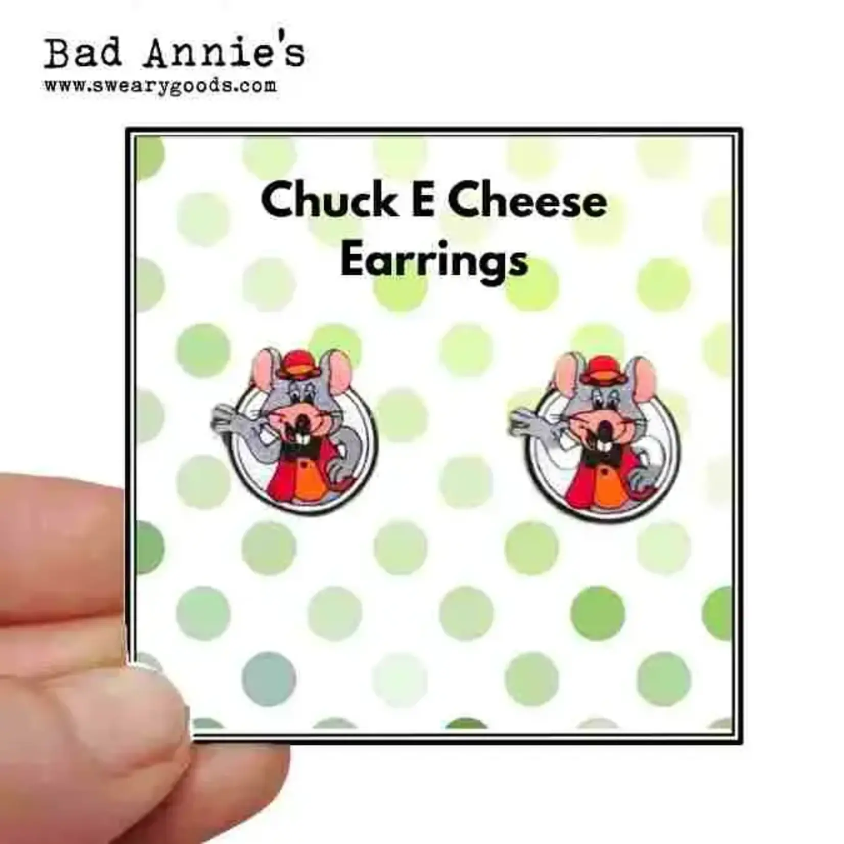 Earrings - Chuck-E-Cheese