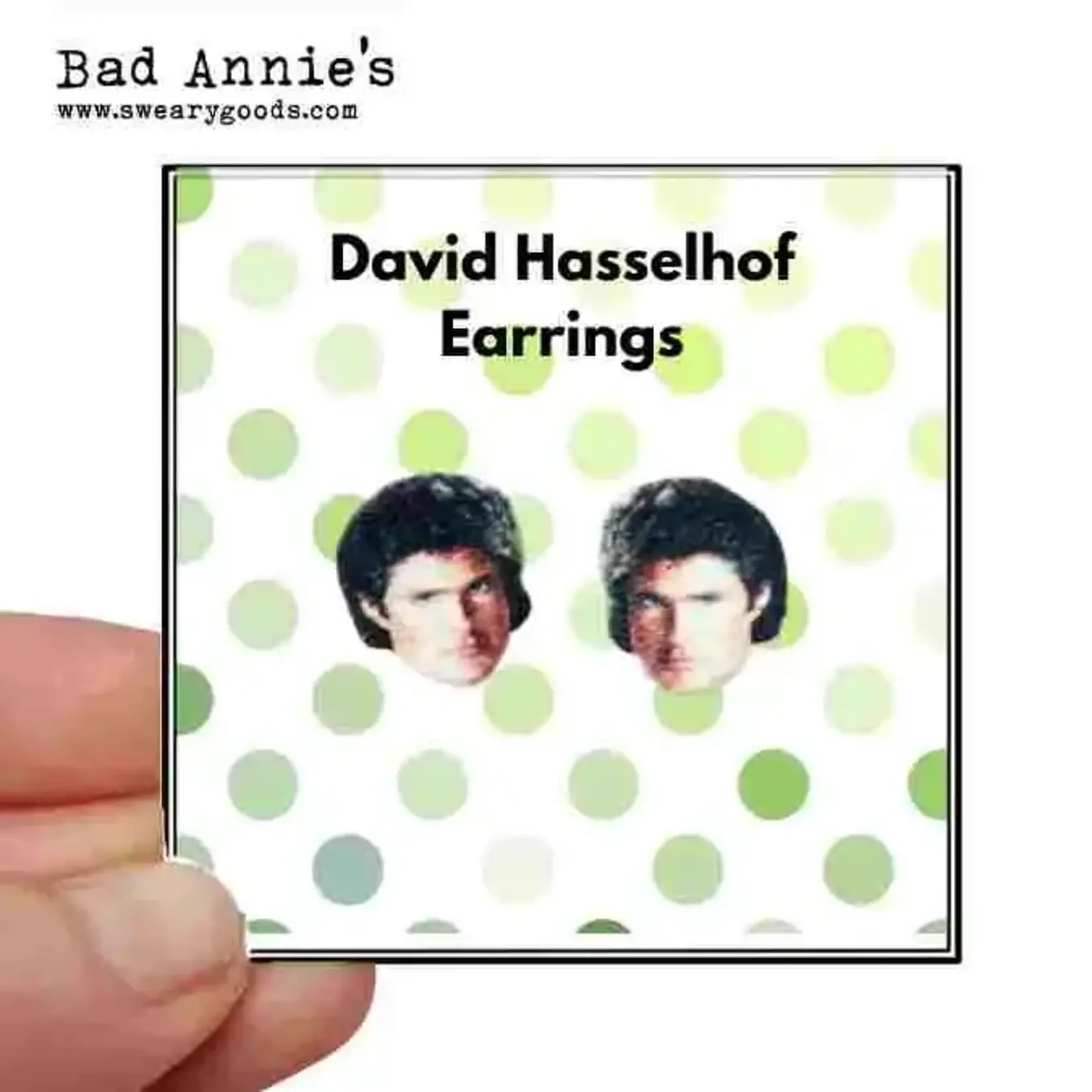 Earrings - David Hasselhof