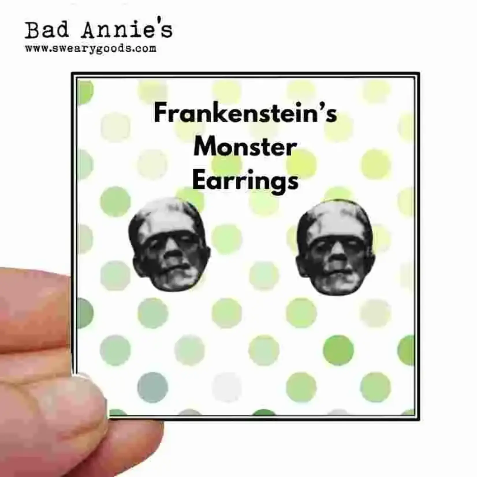 Earrings - Frankenstein's Monster - Post