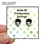 Earrings - Bride Of Frankenstein - Post