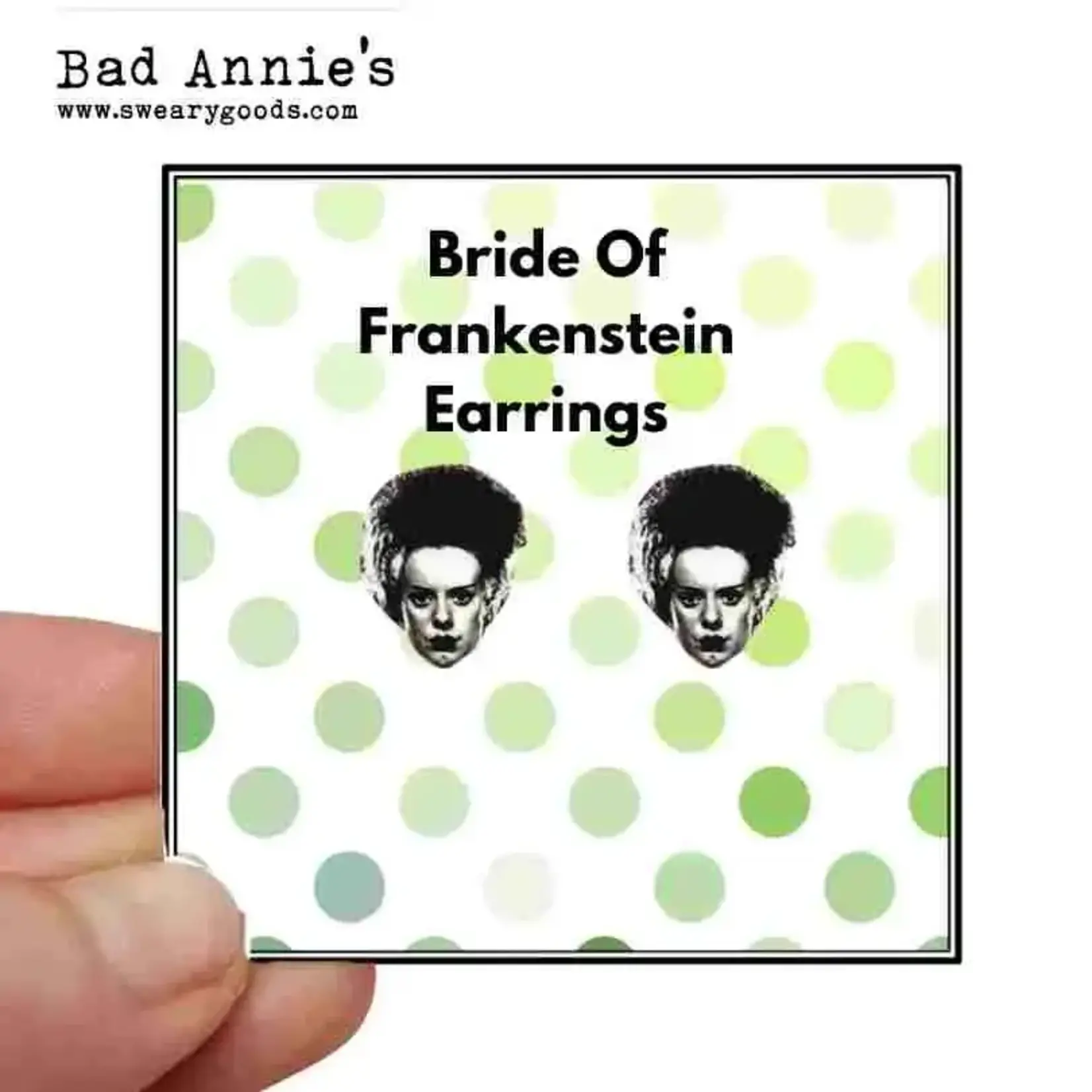 Earrings - Bride Of Frankenstein - Post