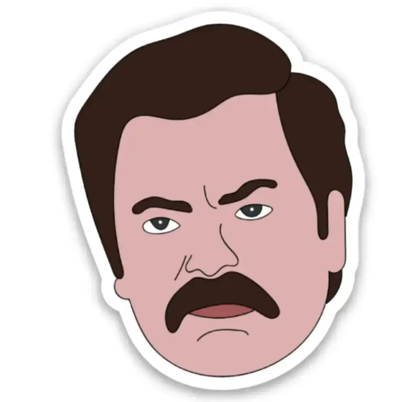 Sticker - Ron Swanson Face (Parks And Rec)