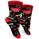 Socks (Womens) - True Crime (Heart, Lover, Fan)