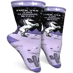 Socks (Womens) - Fuck Yes You Glorious Bitch (Horse)