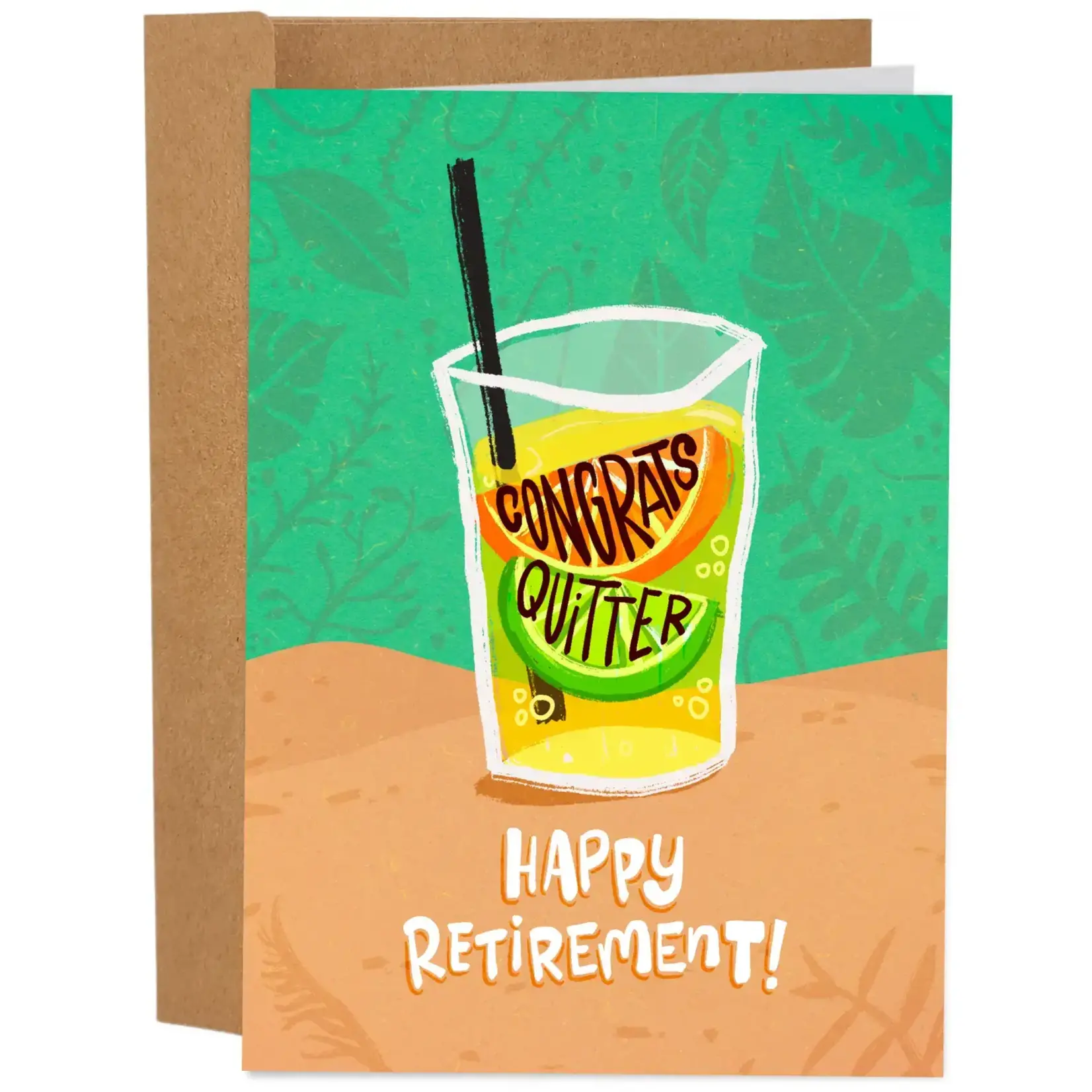 Card - Congrats Quitter. Happy Retirement