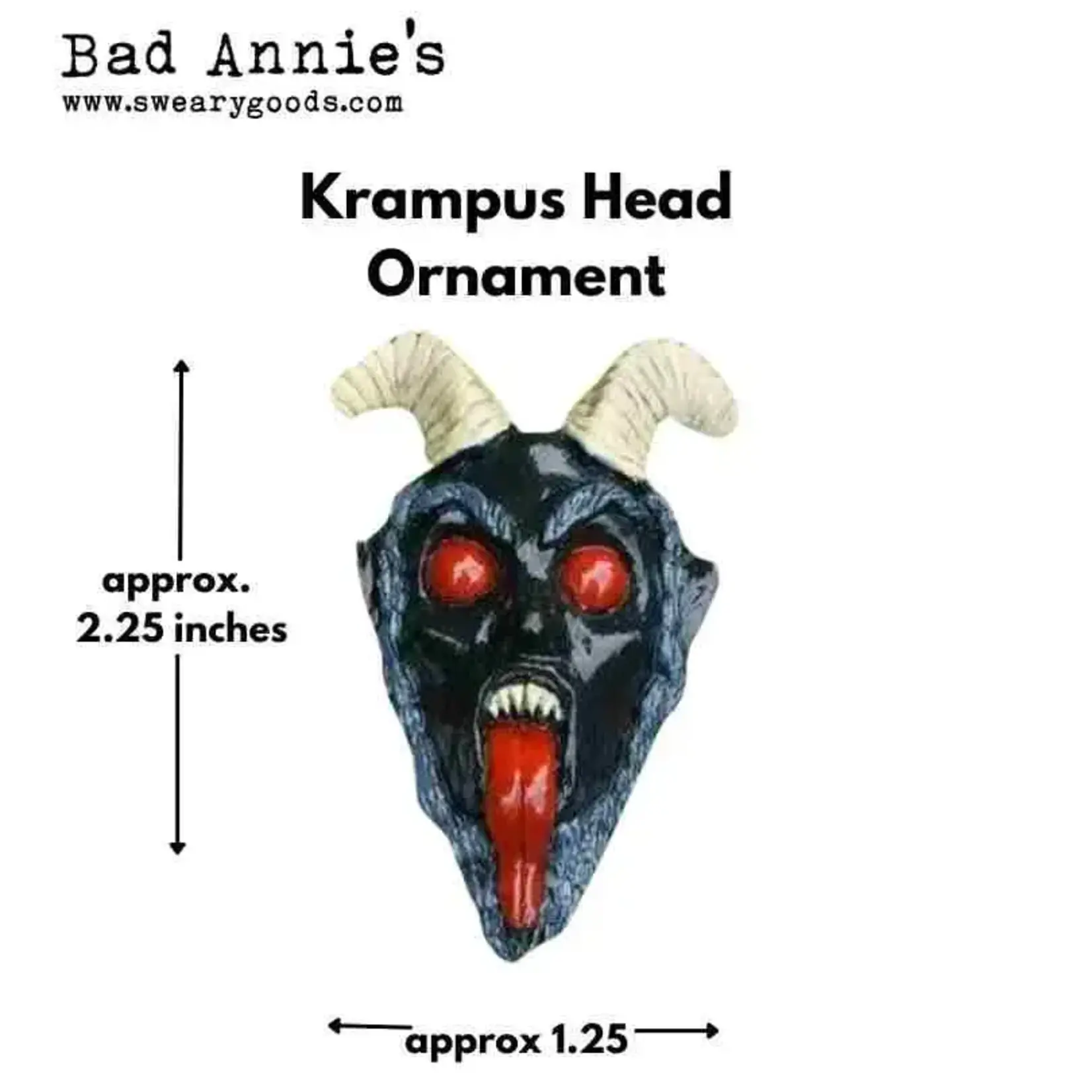 Ornament - Krampus face
