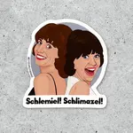 Sticker - Schlemiel! Schlimazel! (Laverne And Shirley)