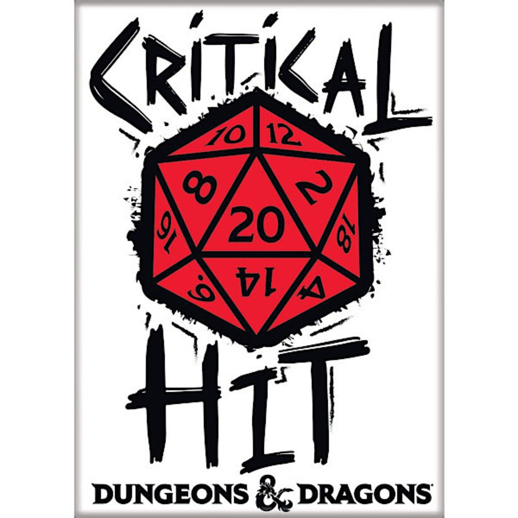 Magnet - Critical Hit D20 Dungeons And Dragons