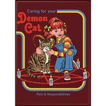Magnet - Caring For Your Demon Cat Pets And Responsibilities