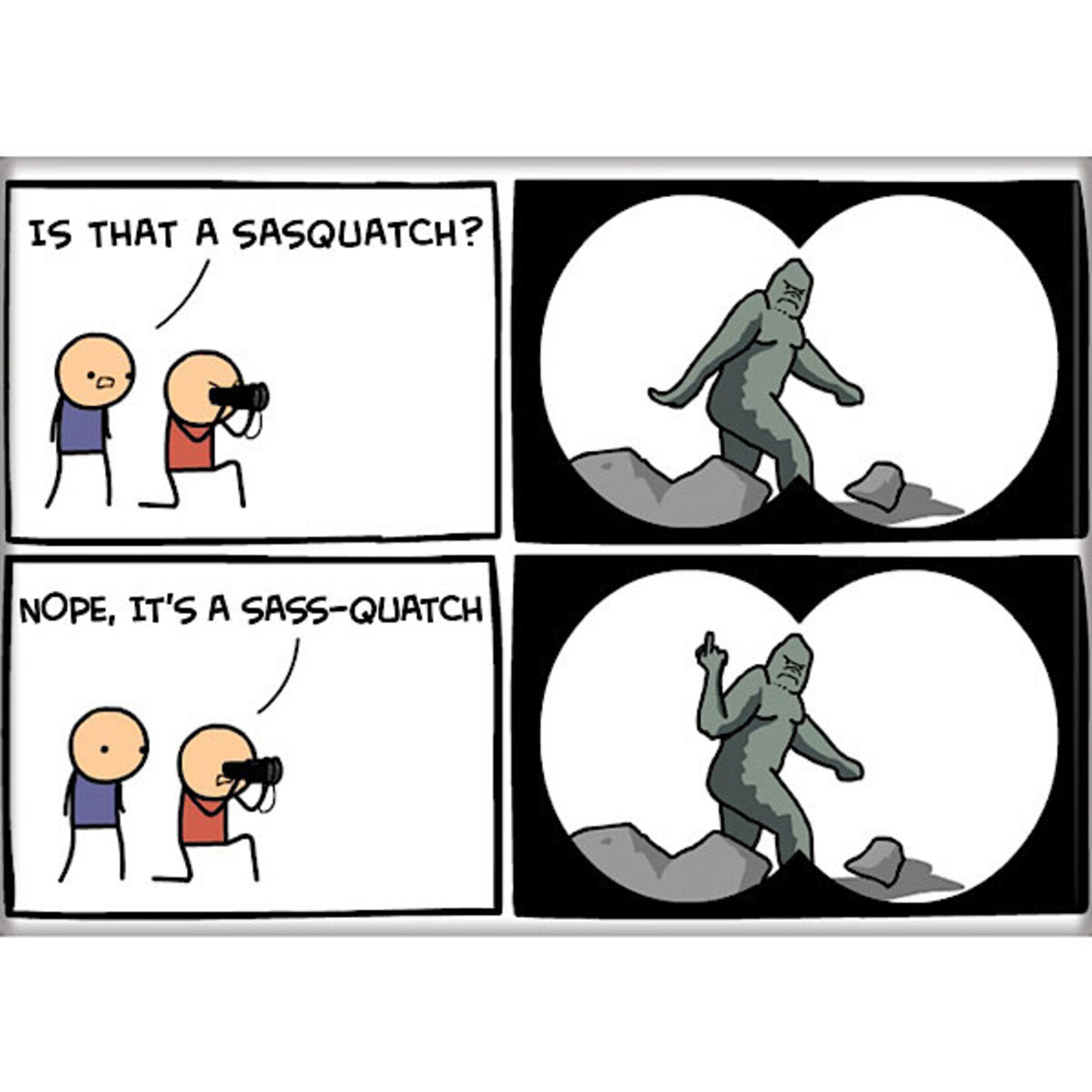 Magnet - Is That A Sasquatch? Nope, It’s A Sass-Quatch