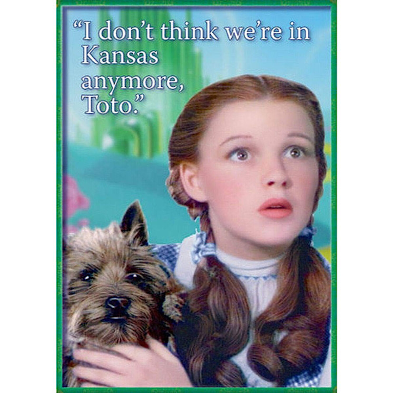 Magnet - I Don’t Think We’re In Kansas Anymore, Toto (Wizard Of Oz Dorothy)