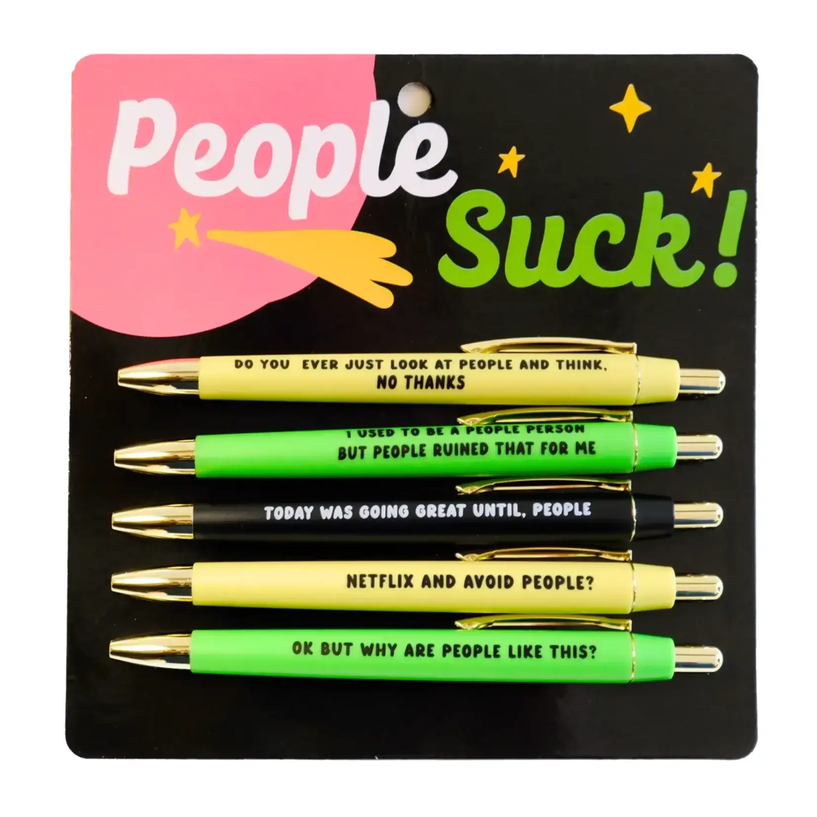 Pen Set - People Suck