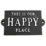 Sign (Iron) - This Is Our Happy Place