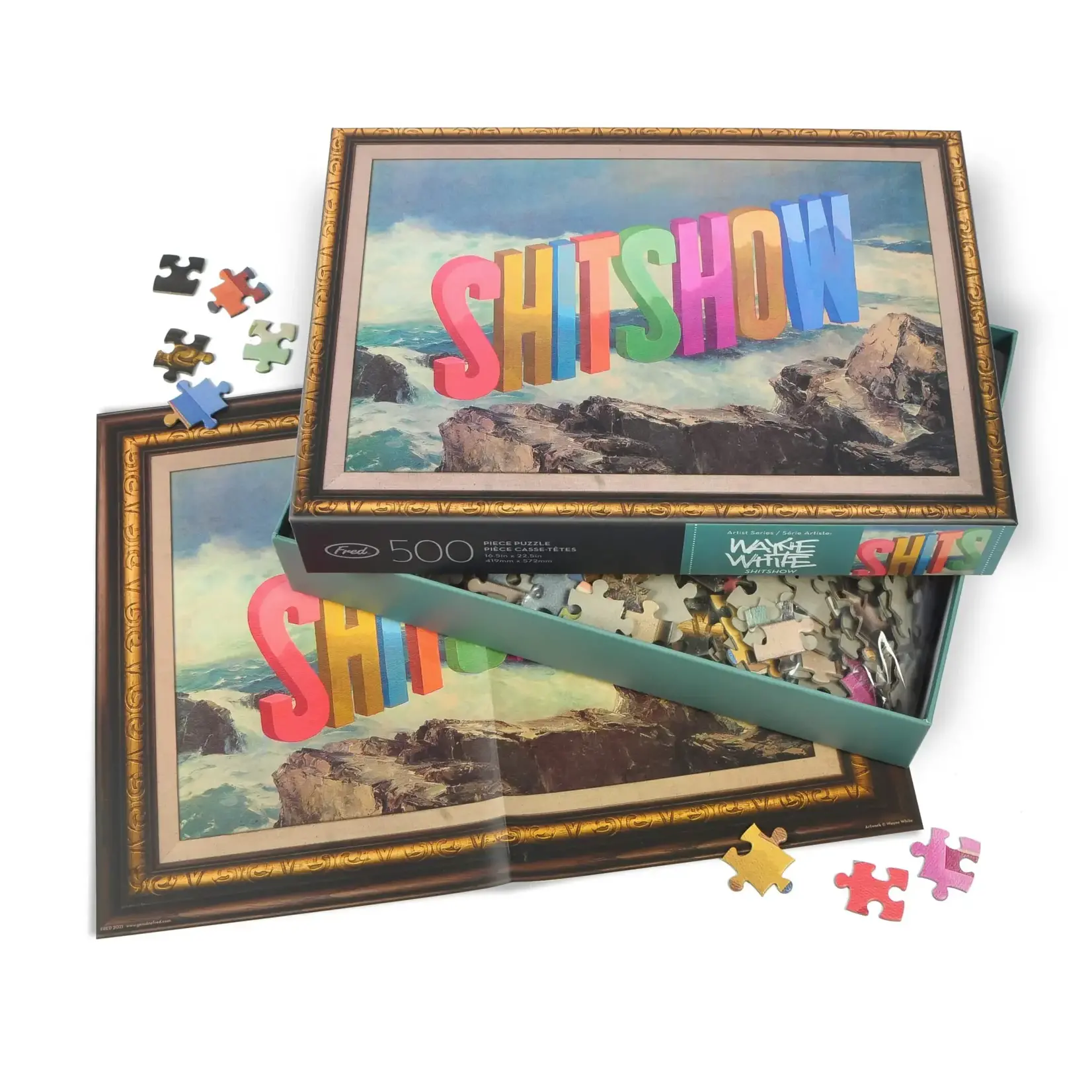 Puzzle (500 Pc) - Shitshow - Wayne White
