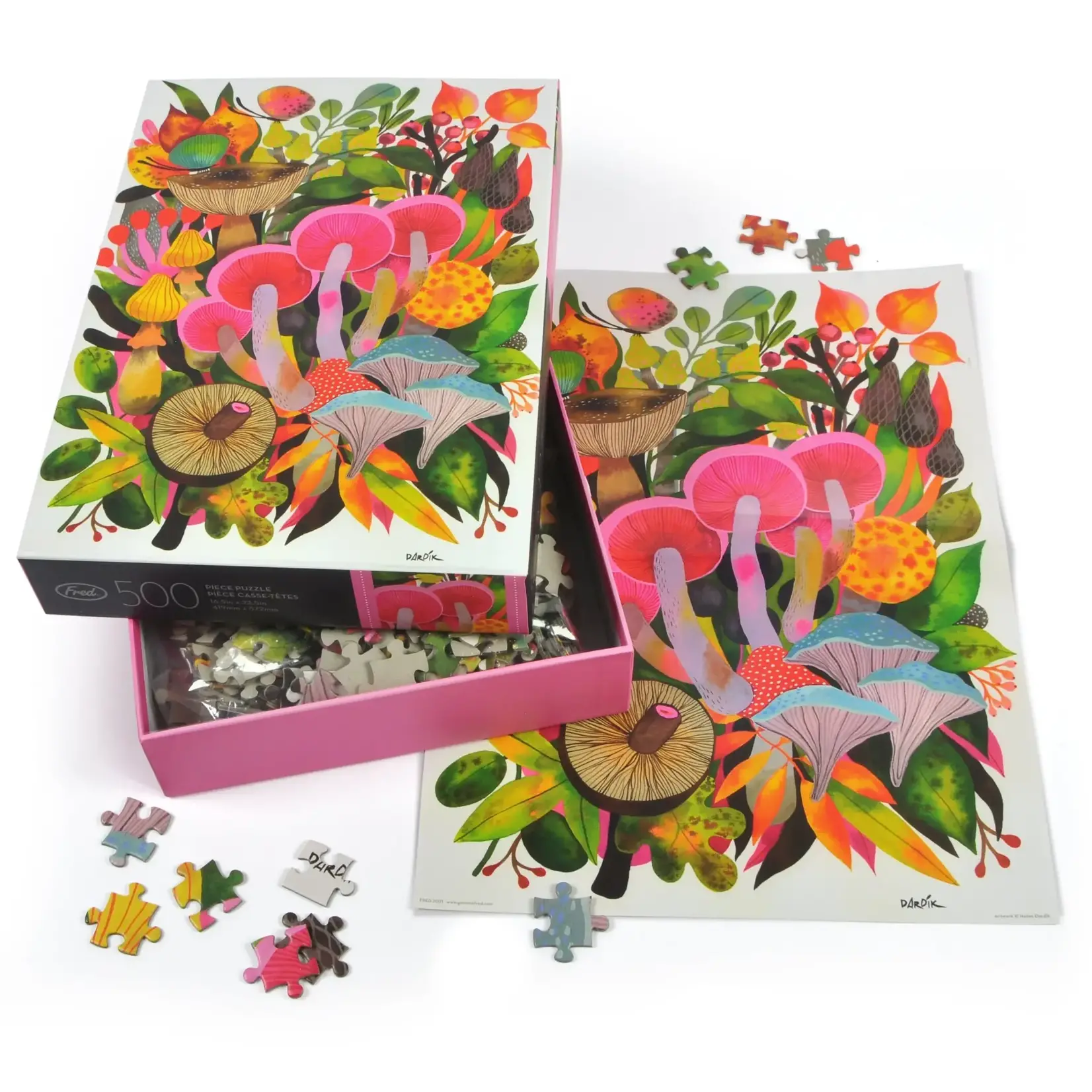 Puzzle (500 Pc) - Mushroom Toomuchery - Helen Dardik