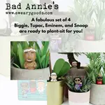 Plant Pot Markers - Mini Rap Legends