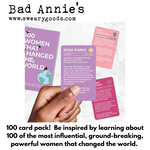 Card Set - 100 Women Who Changed The World