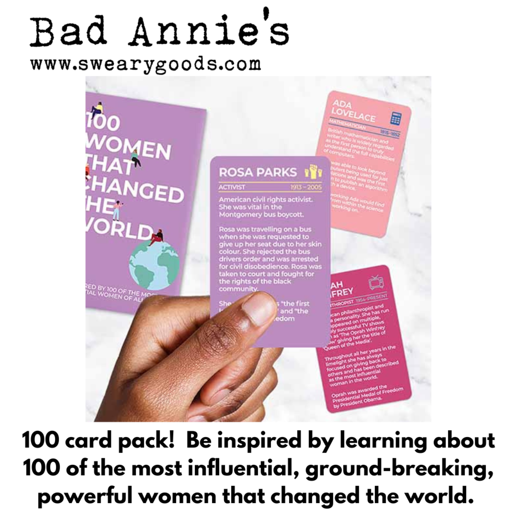 Card Set - 100 Women Who Changed The World