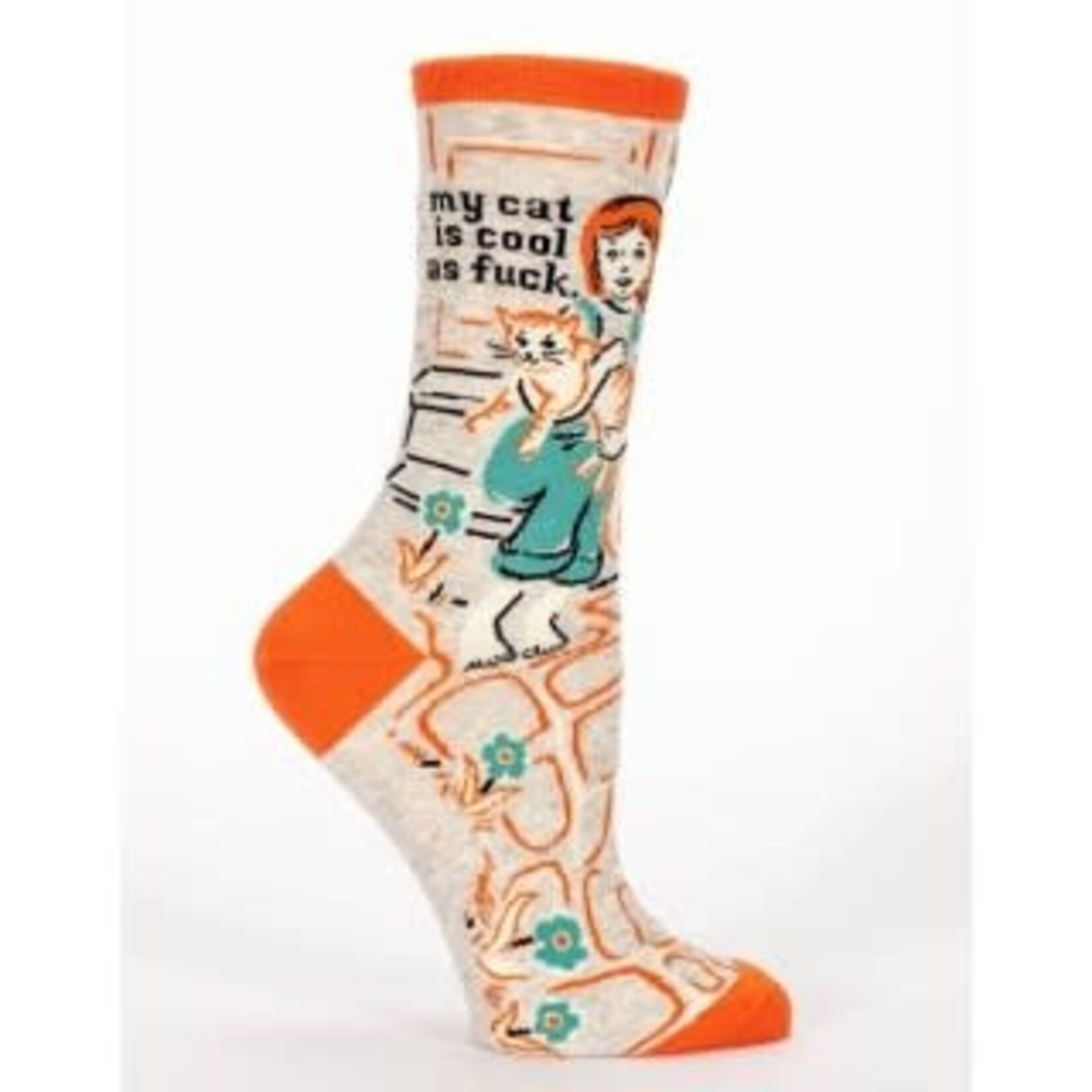 Socks (Womens) - My Cat Is Cool As Fuck
