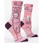 Socks (Womens) - Go Away Introverting