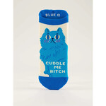 Socks (Womens) (Sneaker) - Cuddle Me Bitch (Cat)