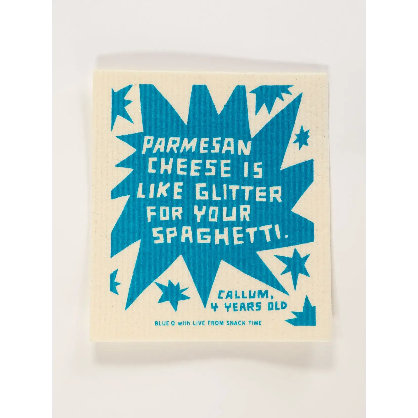 Swedish Dish Cloth - Parmesan Cheese Is Like Glitter For Your Spaghetti