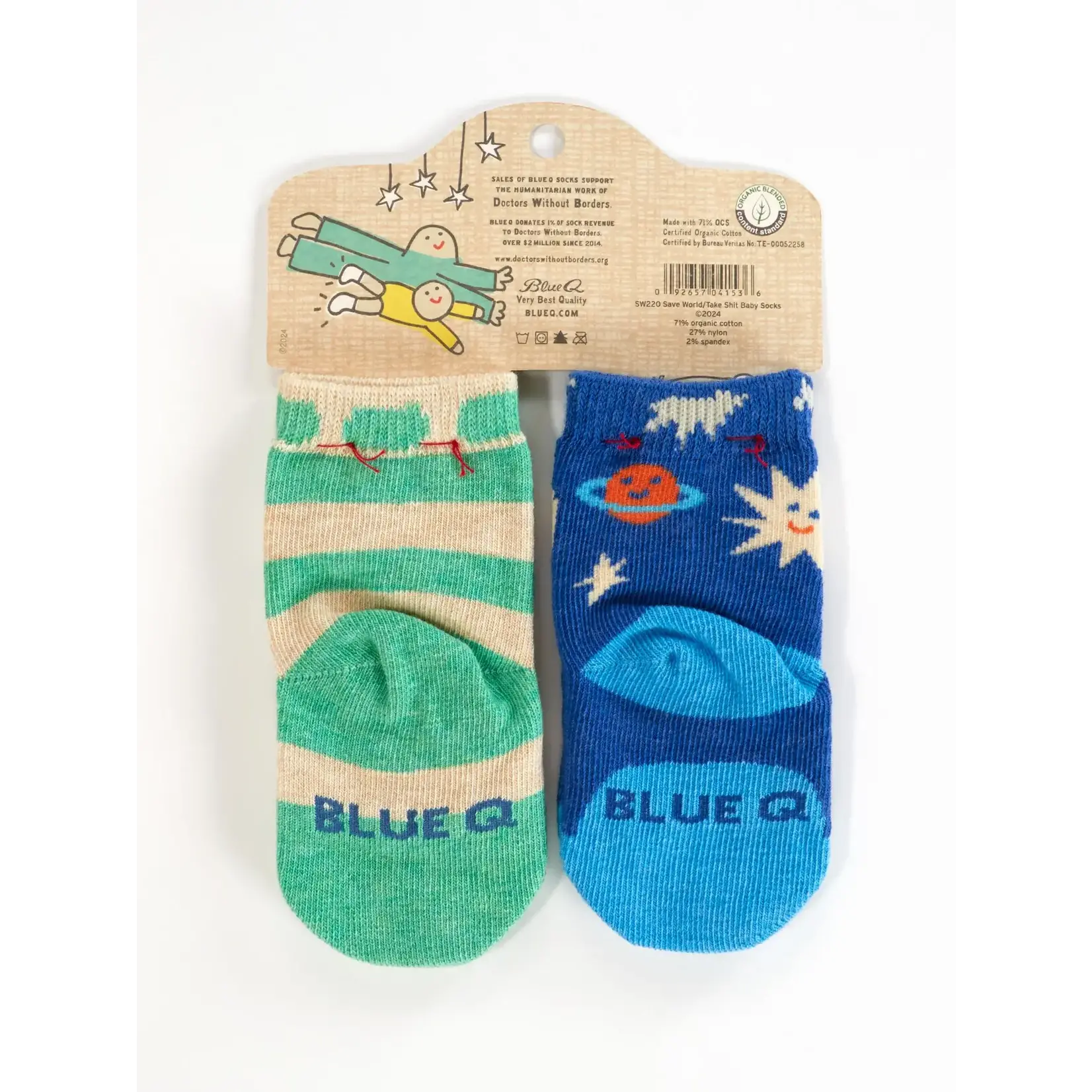 Socks (Baby) (2 Pair) - Might Save The World / Where’s A Good Place To Take A Shit Around Here