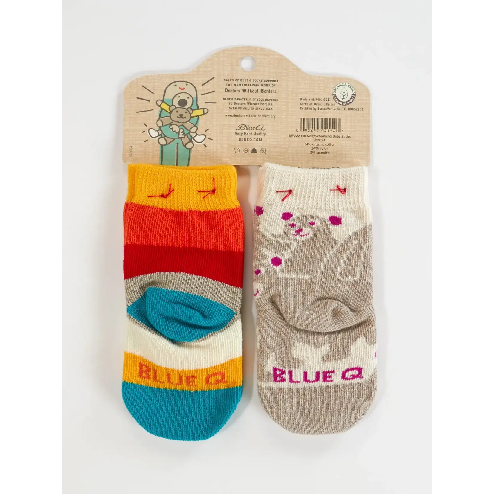 Socks (Baby) (2 Pair) - Hello I'm New Here/ Have You Tried Screaming???