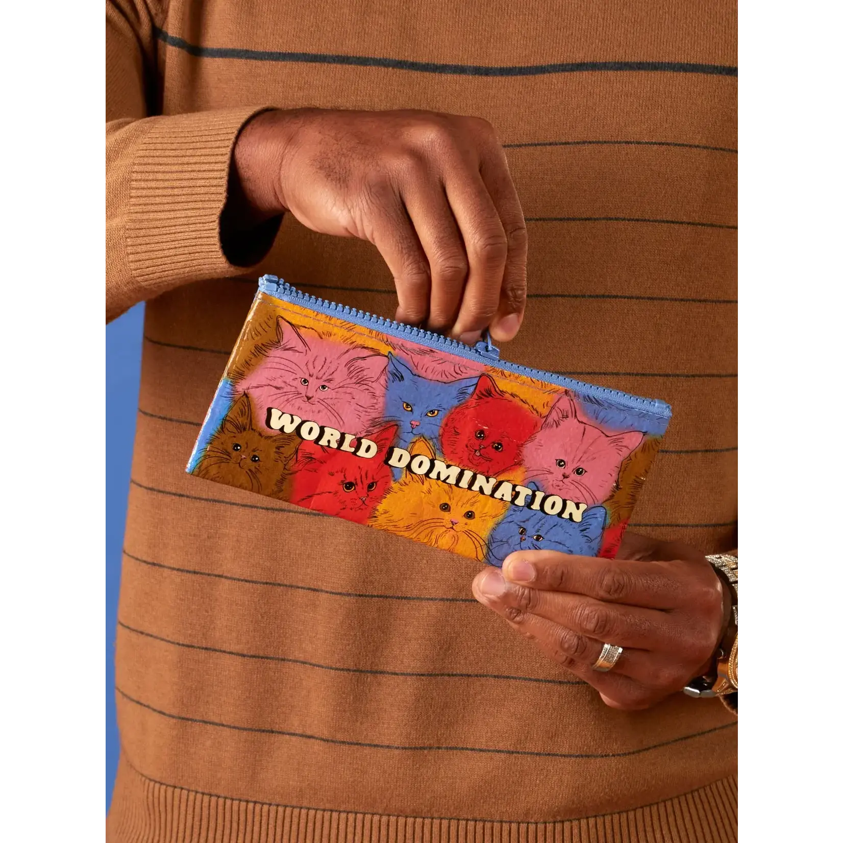 Zip Pouch - World Domination (Cats)