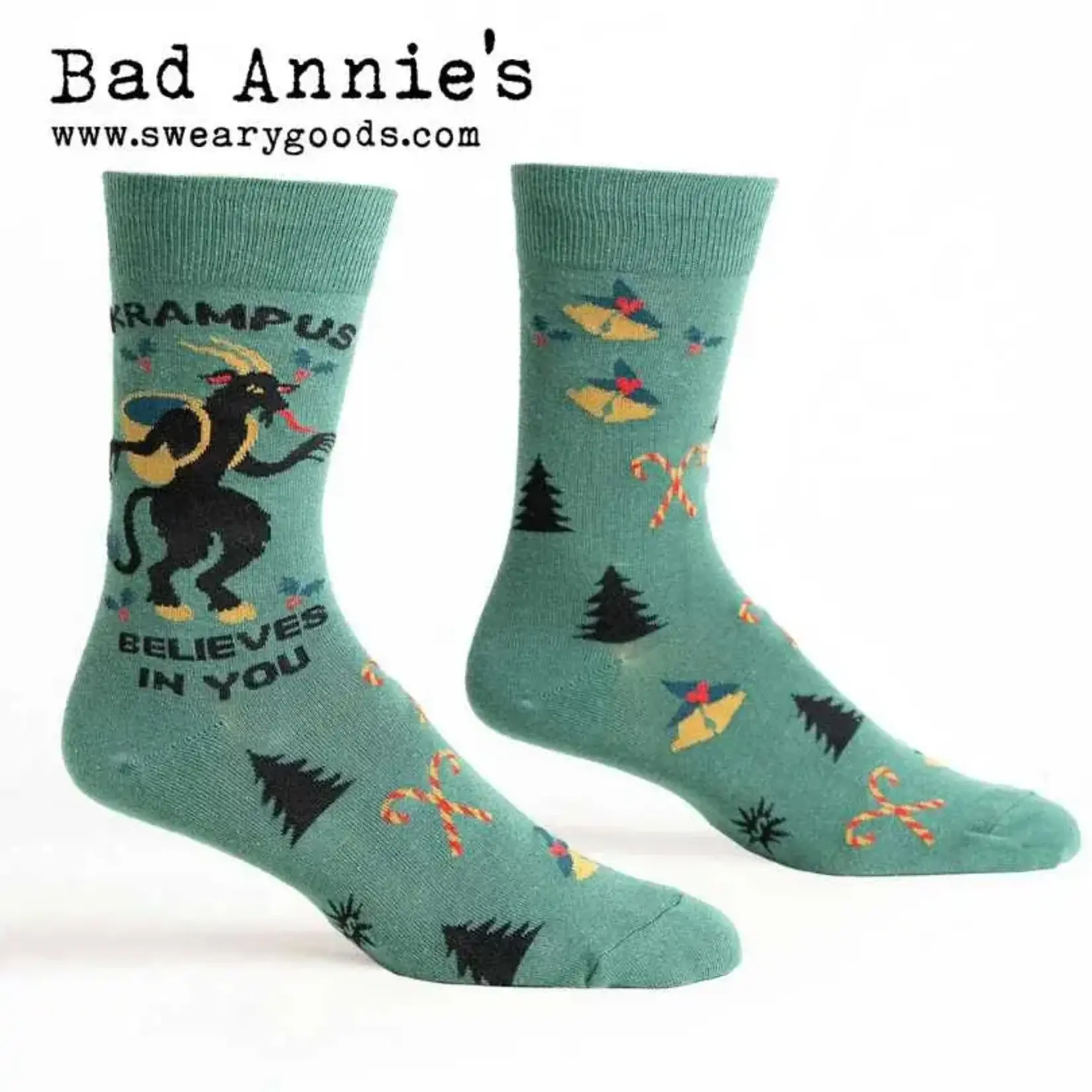 Socks (Mens) - Krampus Believes in You