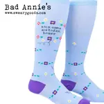 Socks (Unisex) (Knee High) - Kick Some Ass Today, Honey