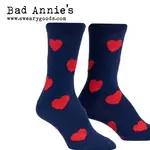 Socks (Womens) - Red Hearts