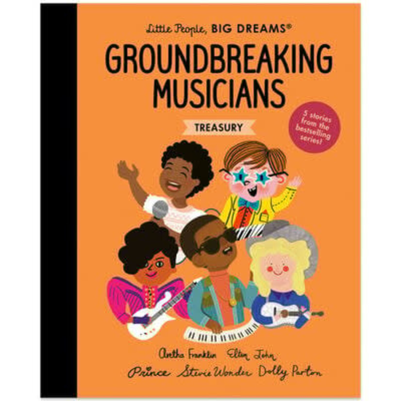 Book Set - Groundbreaking Musicians Treasury & Guided Journal - Aretha, Elton, Prince, Stevie, Dolly