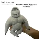 Tree Top Or Ornament - Grey Bumble Abominable Snowman