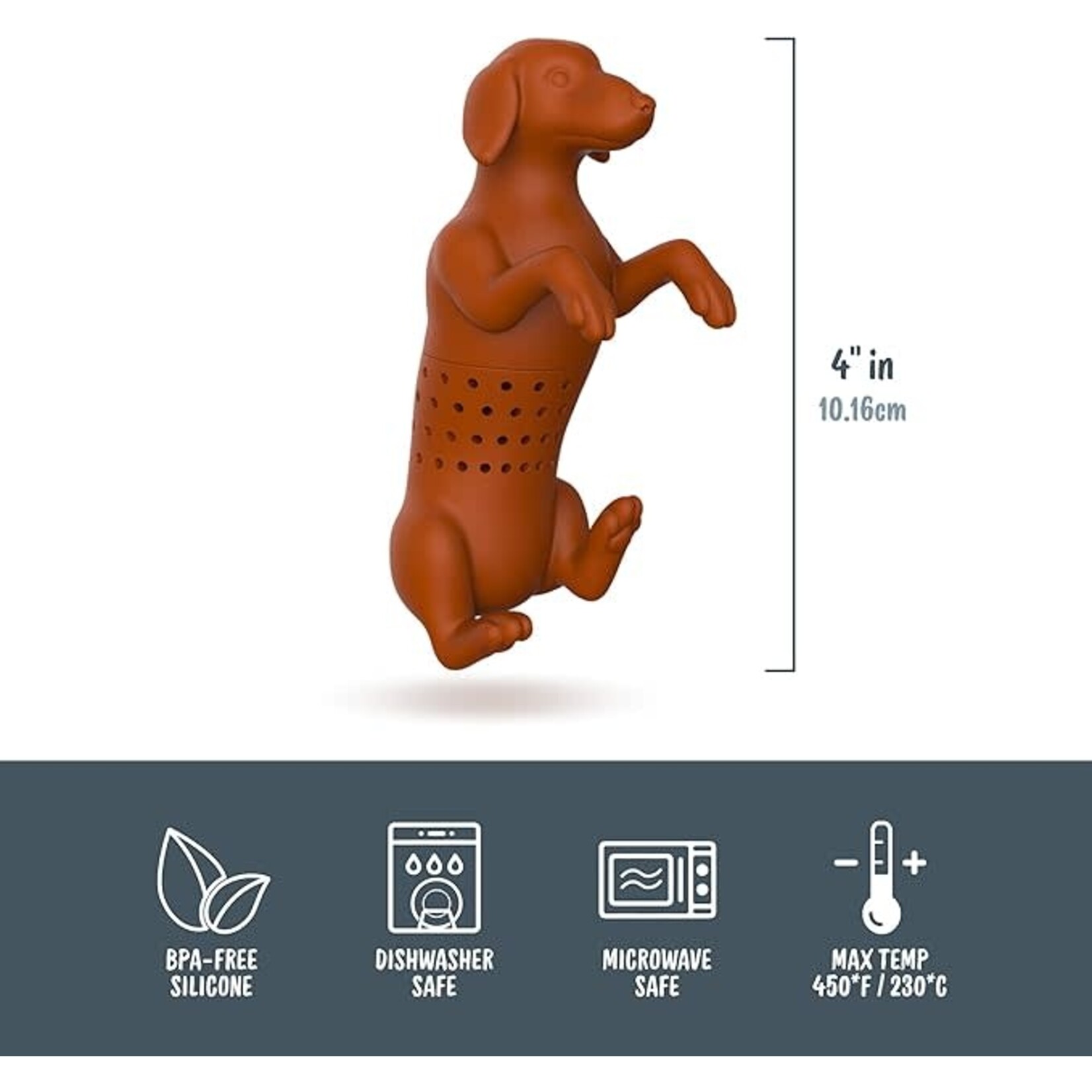Tea Ball - Dog - Black or Brown