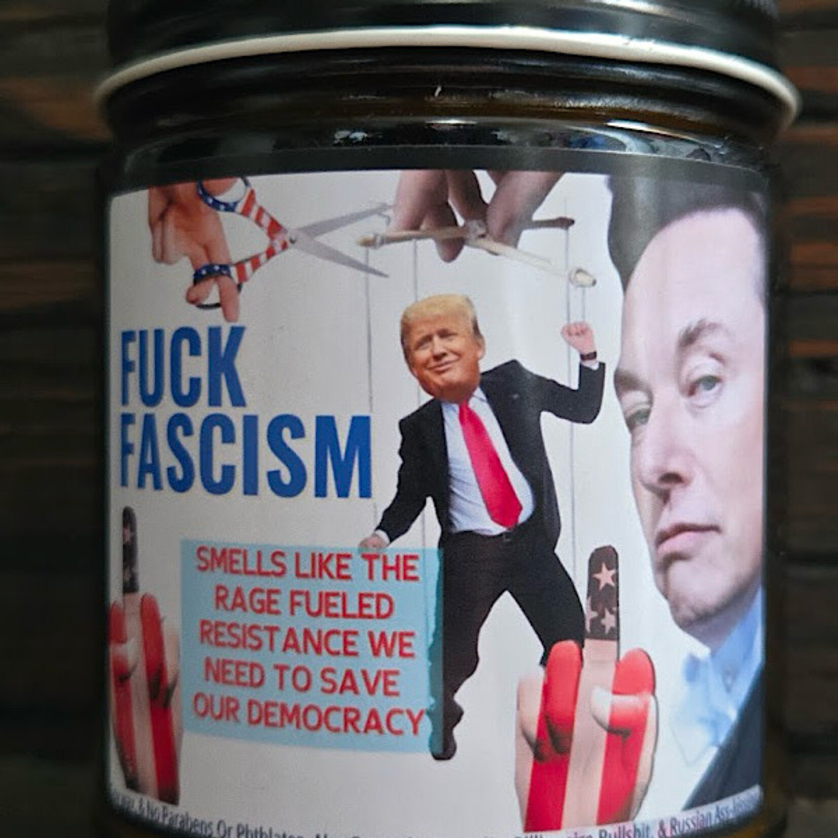 Bad Annie’s Candle - Fuck Fascism Smells Like The Rage Fueled Resistance We Need To Save Democracy