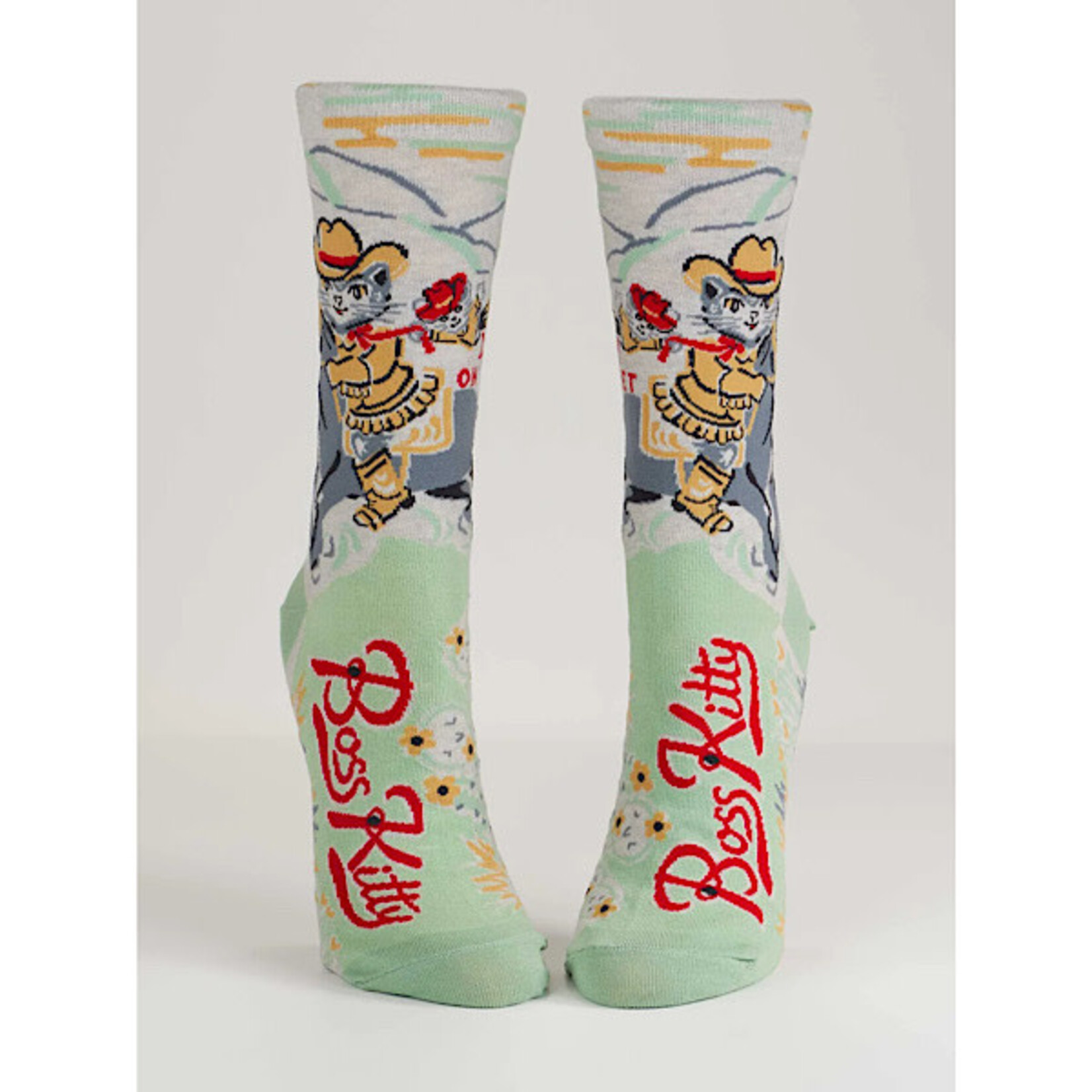 Socks (Womens) (Crew) - Boss Kitty