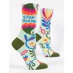Socks (Womens)(Crew) - Stop Talking