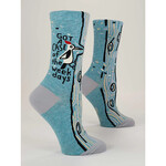 Sock (Womens)  (Crew) -  Got A Case Of The Weekdays