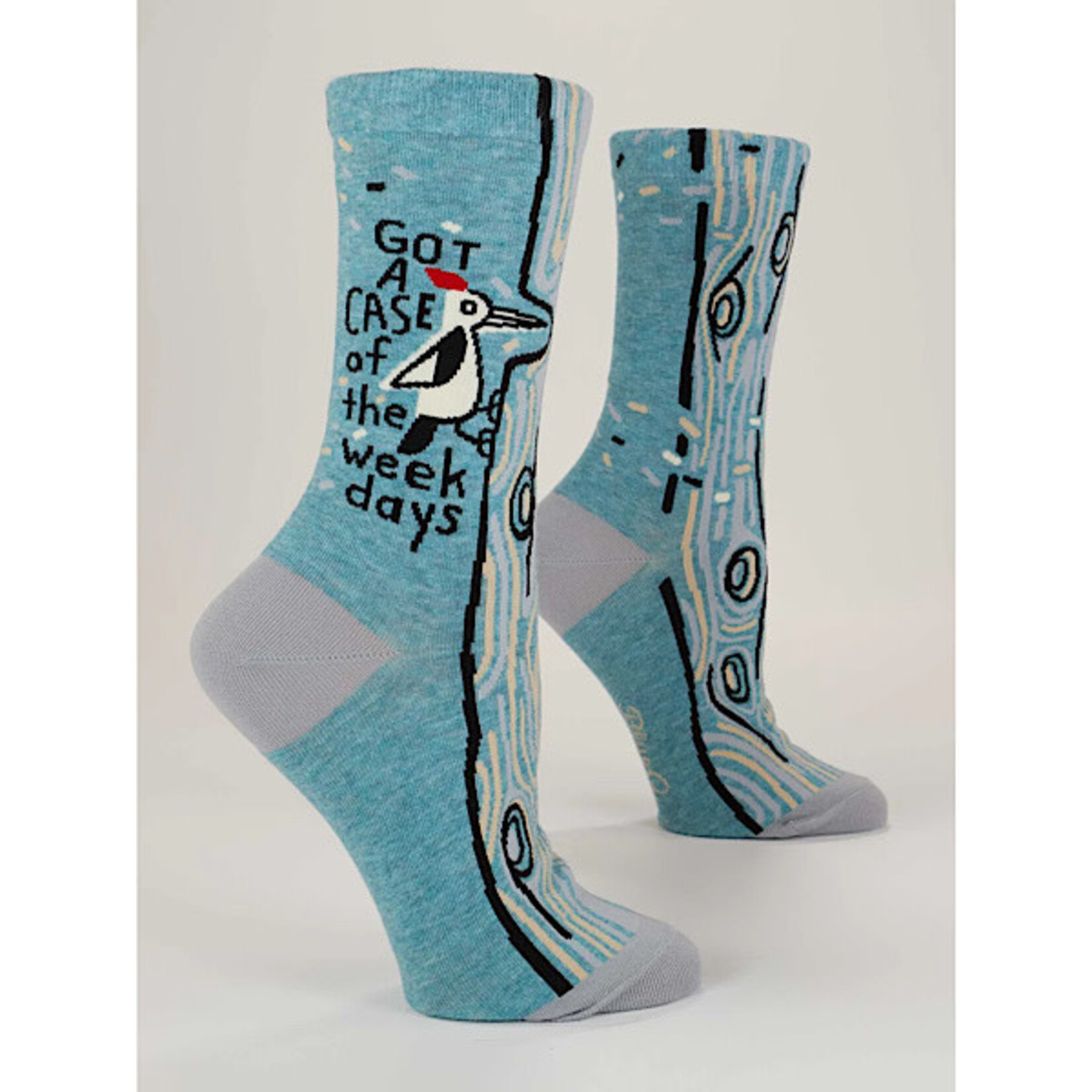 Socks (Womens)  (Crew) -  Got A Case Of The Weekdays