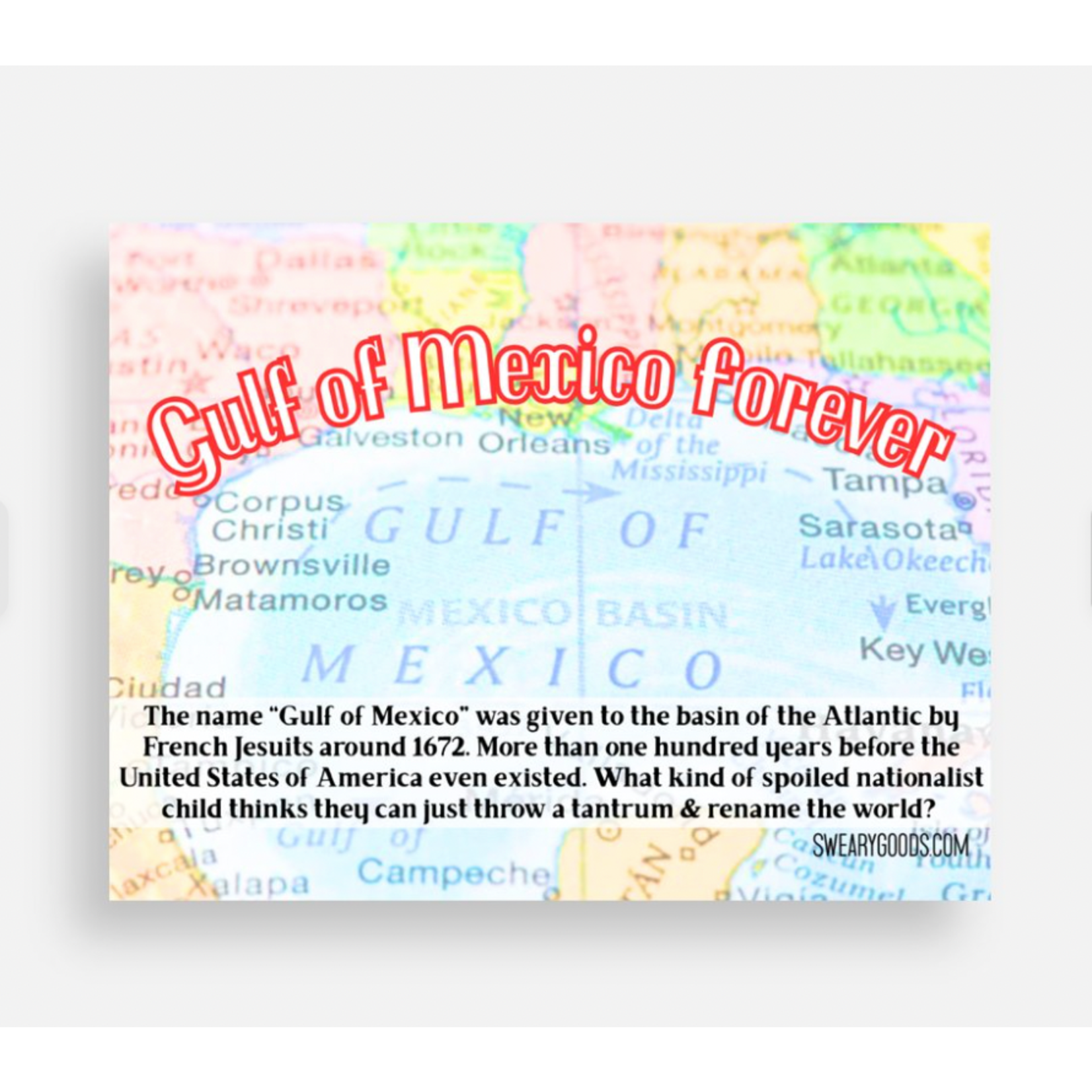 Postcard - Gulf Of Mexico Forever