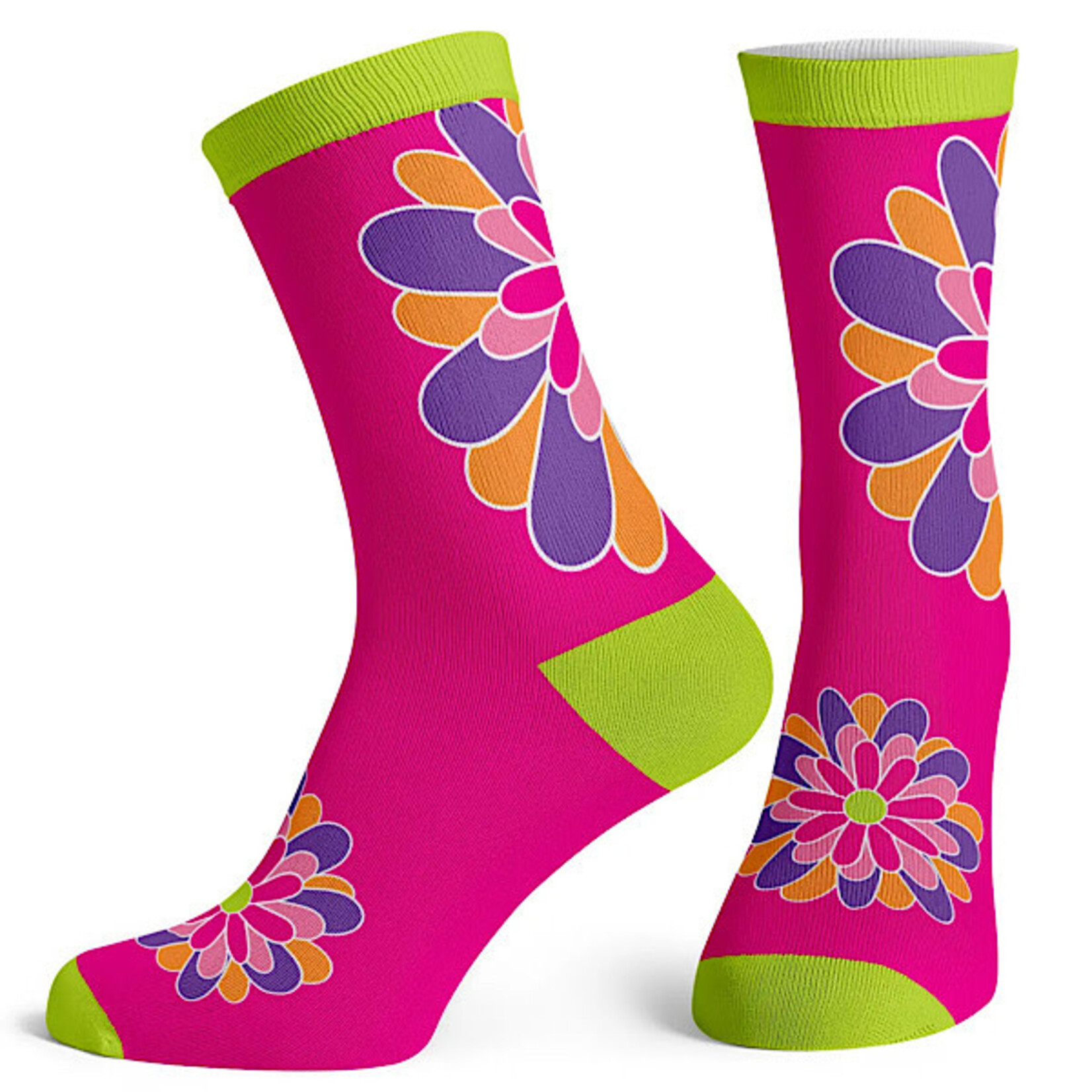 Socks (Women) - Vibrant Flower