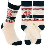 Socks (Unisex) - With All Due Respect Fuck That