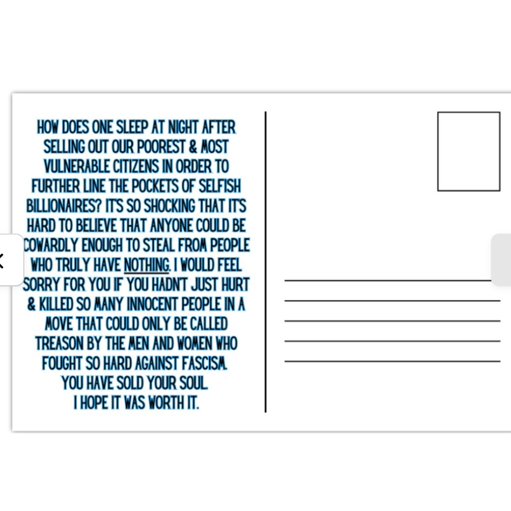 Postcard - Why Is Being A Decent Human Being So Fucking Difficult...