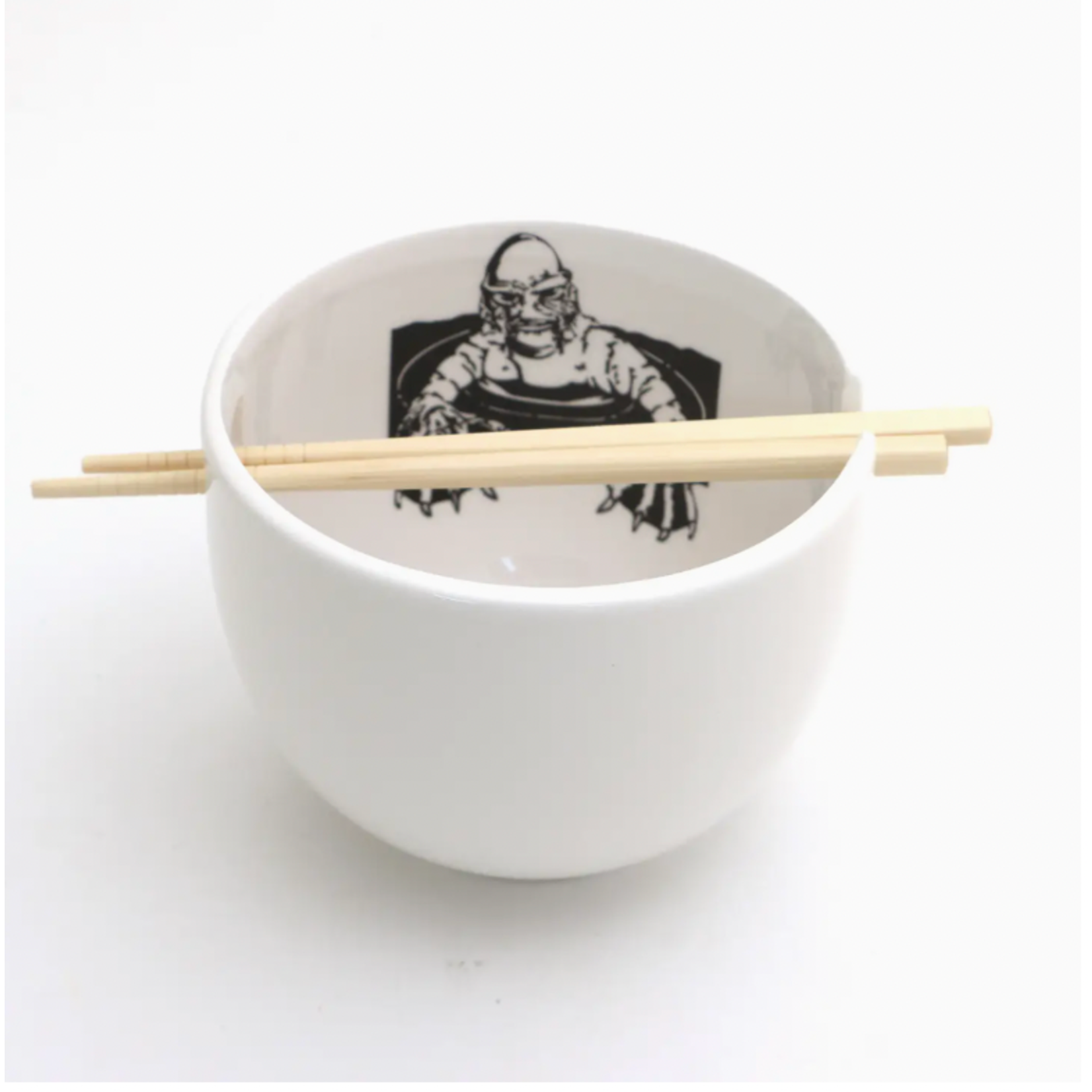 Noodle Bowl & Chopsticks - Creature From The Black Lagoon