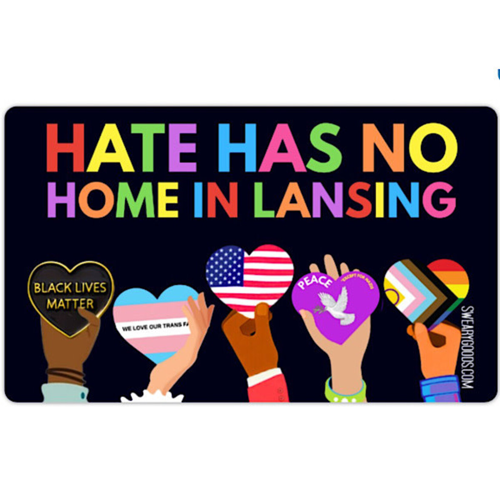 Bad Annie’s Sticker - Hate Has No Home In Lansing
