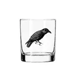 Rocks Glass - The Raven / Crow (Edgar Allen Poe)
