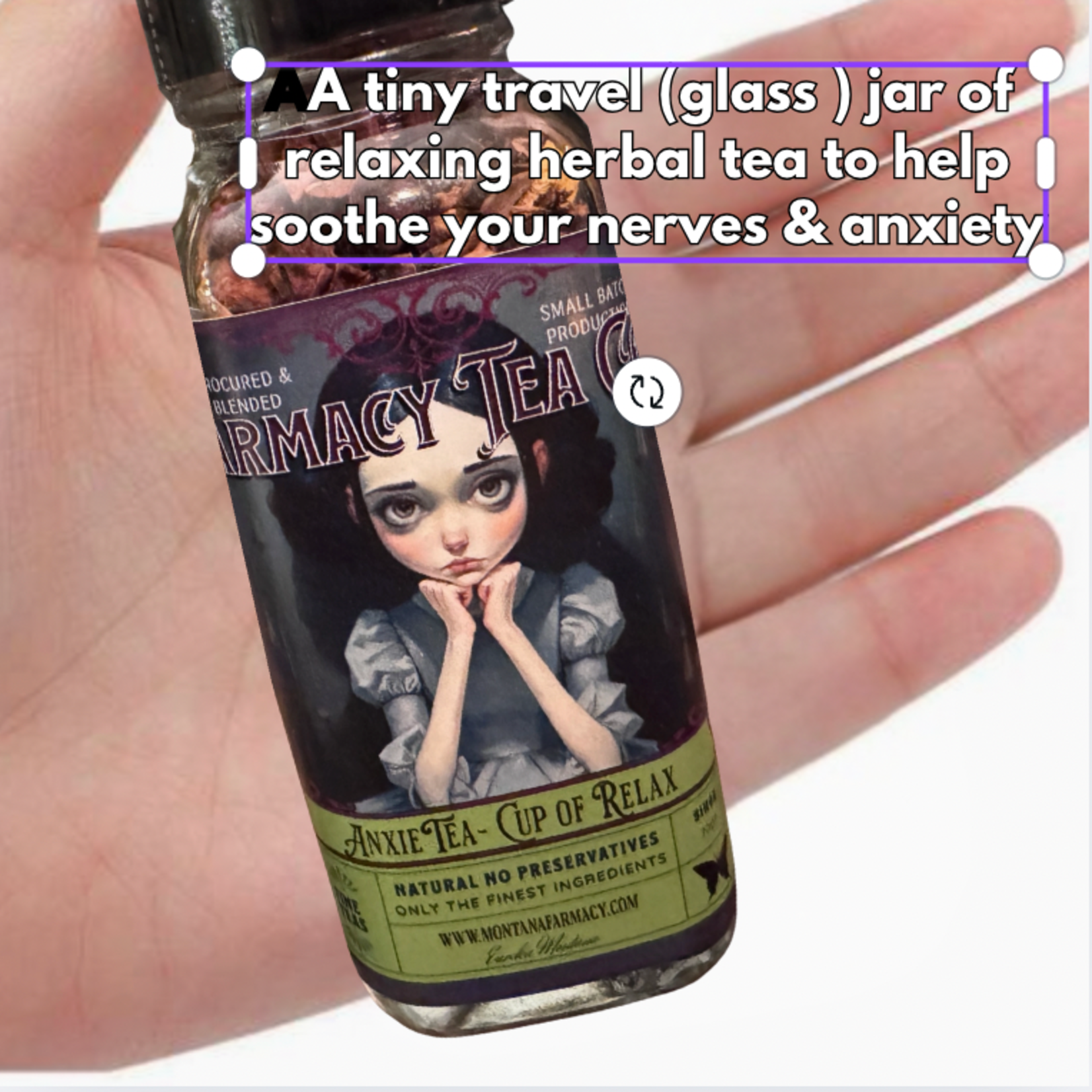 Tiny Tea Jar - Anxie-tea