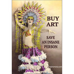 Magnet - Buy Art. Save An Insane Person