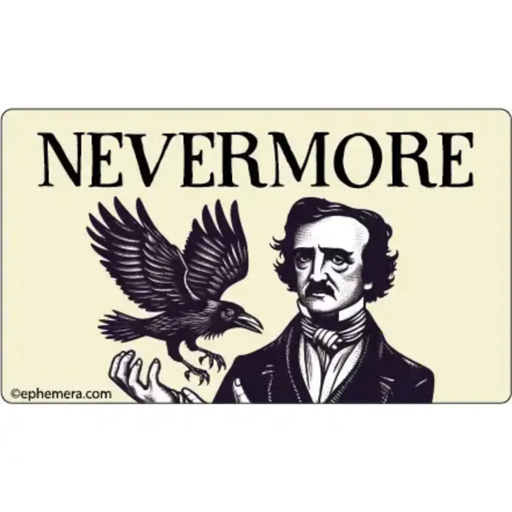Sticker - Nevermore (Edgar Allen Poe)